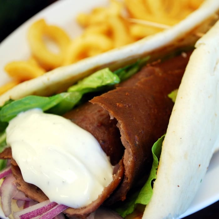 Gyros Sandwich.