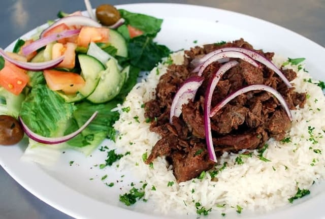 Beef Shawerma Plate.
