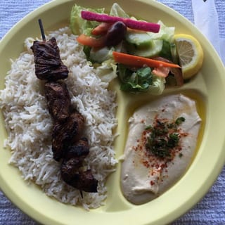 Lamb Kabob Lunch