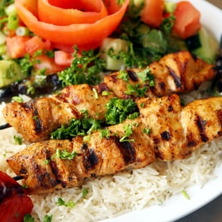 1A. Grilled Chicken  Kabob