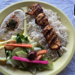 Chicken Kabob Lunch